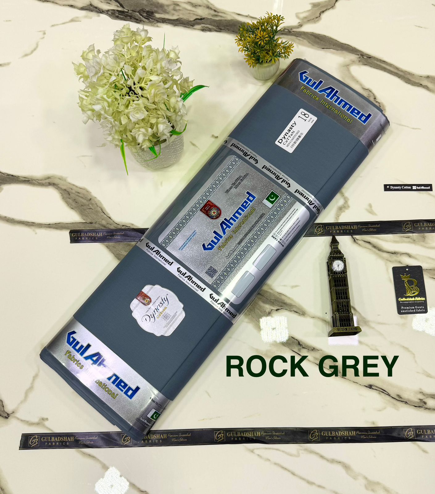 Dynasty Cotton (Rock Grey)